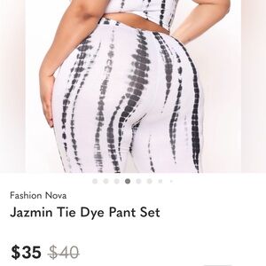 Fashion Nova Monochrome Tie Dye Leggings